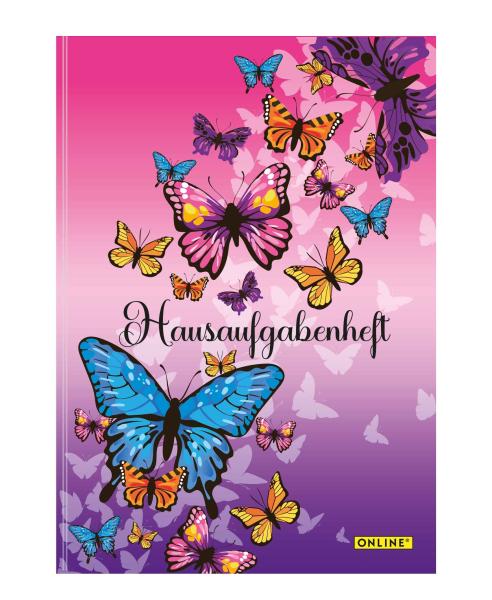 Online hausaufgabenheft a5 10152/12 butterfly, deutsch 48 blatt - Online-10152-12-4014421101525