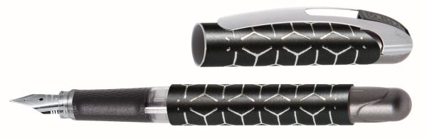 Online füllhalter college silver m 12510/3d black style, silver - Online-12510-3d-4014421125101