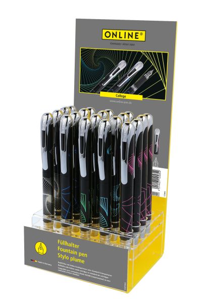 Online acryl display füllhalter m 12546/21 college ass. - Online-12546-21-4014421125460