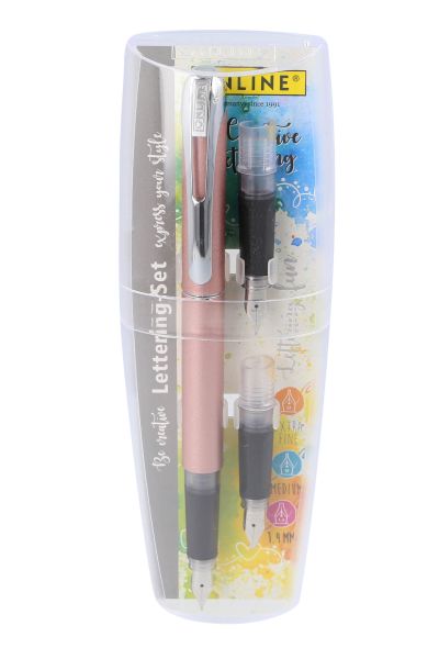 Online set lettering college 12573 metallic rose - Online-12573-4014421125736