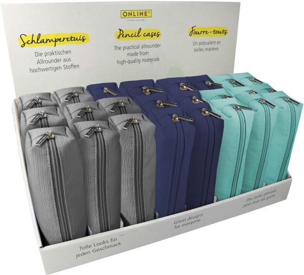Online display schlamperetuis 16992/24 24 stück, assortiert - Online-16992-24-4014421000002
