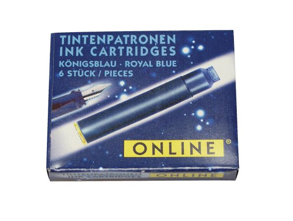 Online tintenpatronen standard 17012/48 königsblau 6 stück - Online-17012-48-4014421170125