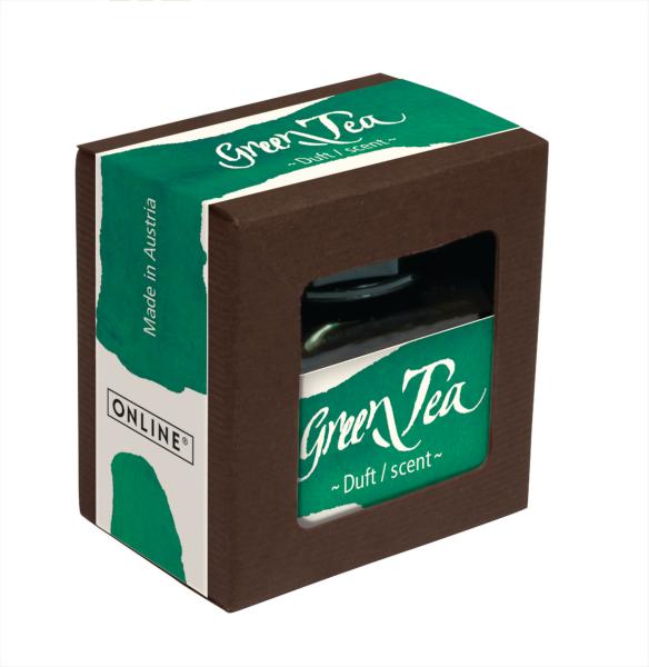 Online tintenglas 15ml 17065/3 dufttinte green tea, green - Online-17065-3-4014421170651-04.jpg
