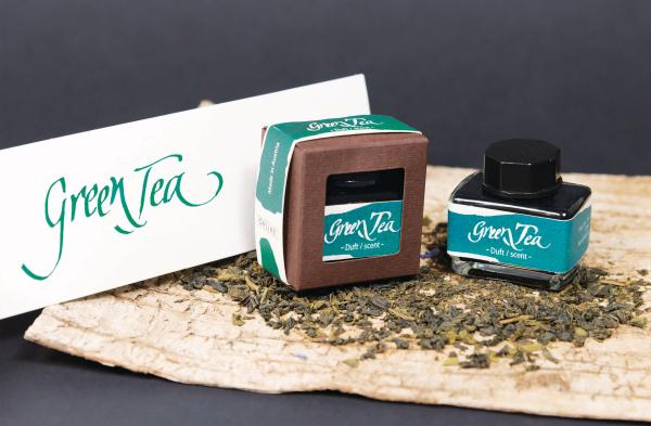 Online tintenglas 15ml 17065/3 dufttinte green tea, green - Online-17065-3-4014421170651-05.jpg