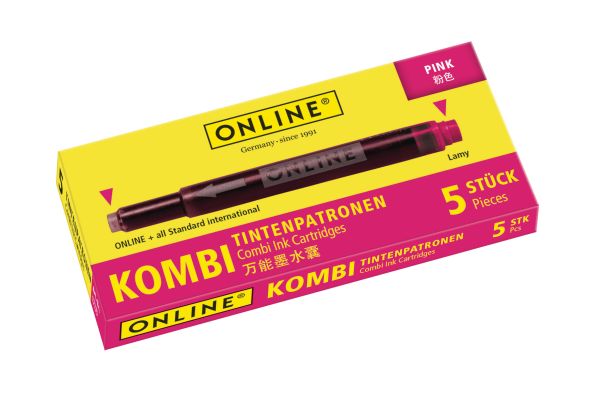 Online tintenpatronen kombi 17175/12 pink 5 stück - Online-17175-12-4014421171757