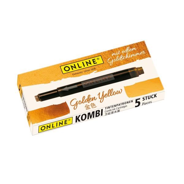 Online tintenpatrone kombi 17178/12 golden yellow - Online-17178-12-4014421171788-02.jpg