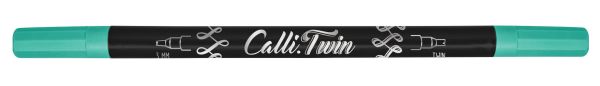 Online callibrush pen twin 3mm 18604/6 turquoise - Online-18604-6-4014421186041