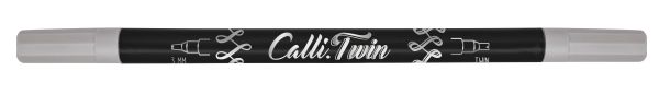 Online calli brush twin 3mm 18610/6 grey no. 3 - Online-18610-6-4014421186102