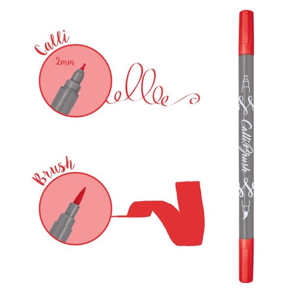 Online callibrush pen double tip 2mm 19055/6 rot - Online-19055-6-4014421190550-03.jpg