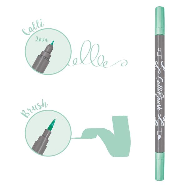 Online callibrush pen double tip 2mm 19066/6 mint - Online-19066-6-4014421190666-03.jpg