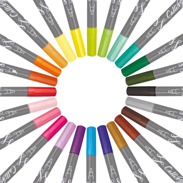 Online callibrush pen double tip 2mm 19067/6 turquoise - Online-19067-6-4014421190673-04.jpg