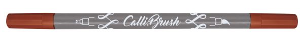 Online callibrush pen double tip 2mm 19068/6 aubergine - Online-19068-6-4014421190680