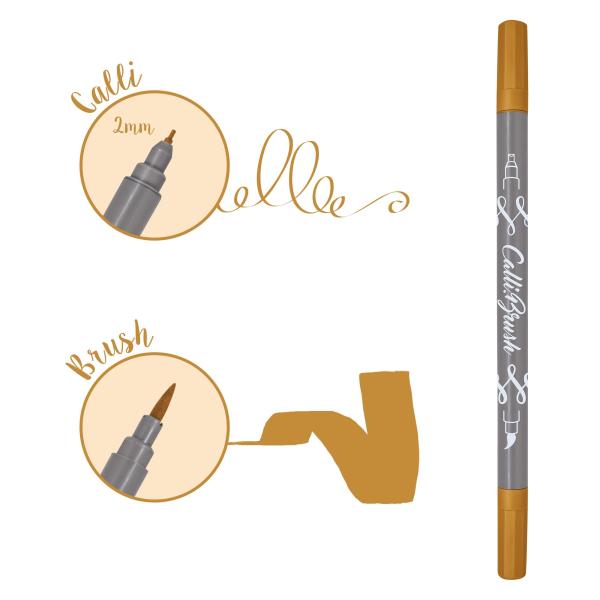 Online callibrush pen double tip 2mm 19074/6 maple - Online-19074-6-4014421190741-03.jpg