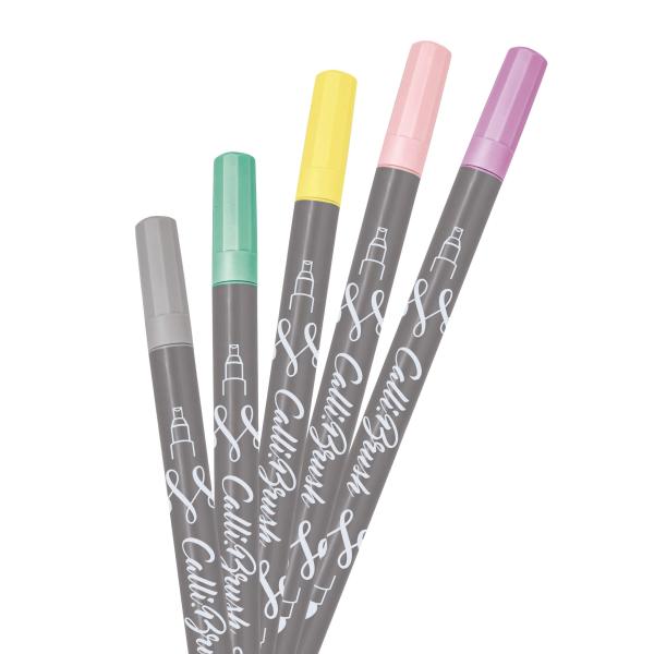 Online callibrush pen double tip 2mm 19079 pastel ass. 5 stück - Online-19079-4014421190796-02.jpg