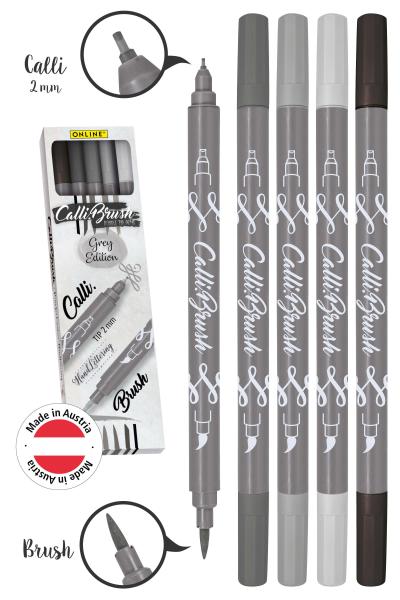 Online calli brush pens 19105 grey edition, ass. - Online-19105-4014421191052-03.jpg