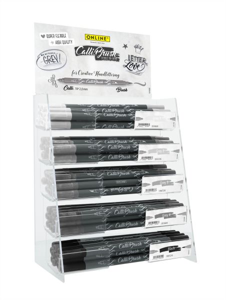 Online callibrush pen 19109 grey edition - Online-19109-4014421191090