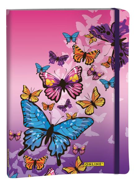 Online bullet journal a5 2286 butterfly - Online-2286-4014421022868