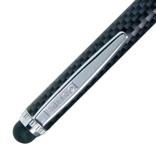 Online drehkugelschreiber m 34313/3d stylus carbon design blau - Online-34313-3d-4014421343130-03.jpg
