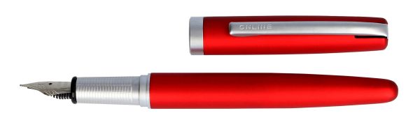 Online füllhalter eleganza m 34632/3d satin red - Online-34632-3d-4014421346322