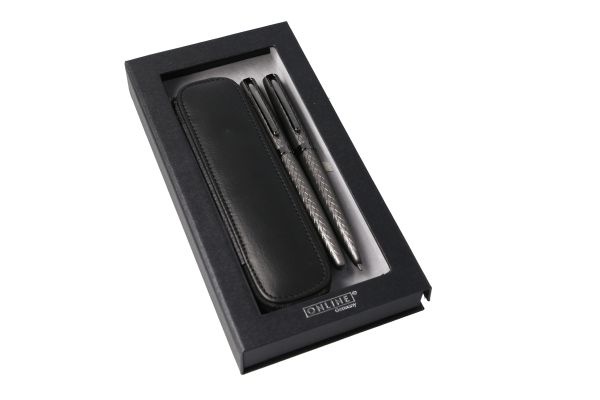 Online set fh/ks diamond 34668 diamond, titan, lederetui - Online-34668-4014421346681