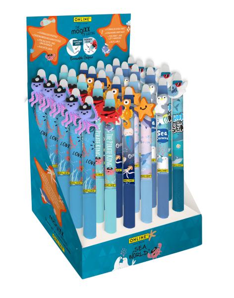 Online gelschreiber magixx sea world 35483/30 display, assortiert 30 stück - Online-35483-30-4014421354839