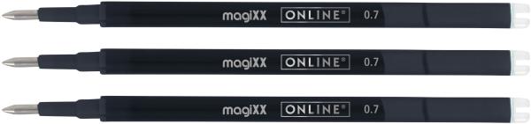 Online gel-mine magixx 0.7mm 40161/3 schwarz, tag-bag 3 stück - Online-40161-3-4014421401618