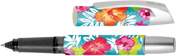 Online rollerball campus ii 0.7mm 61164/3d tropical flower, blau - Online-61164-3d-4014421611642