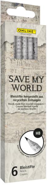 Online bleistift save my world hb 7919 6 stück - Online-7919-4014421079190-03.jpg