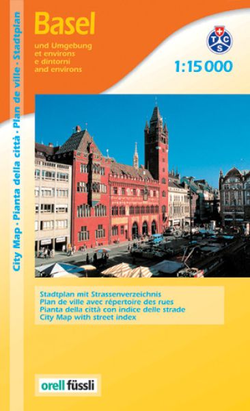 Orell-fÜssli stadtplan 783905706758 basel 1:15'000 - Orell-fuessli-783905706758-9783905706758