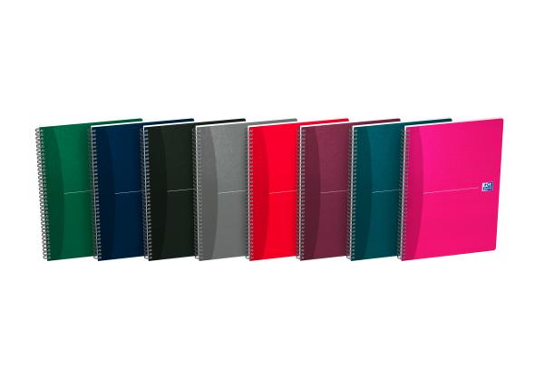 Oxford essentials spiralheft 100105406 a4, kariert 90 blatt, ass. - Oxford-100105406-3020120022109