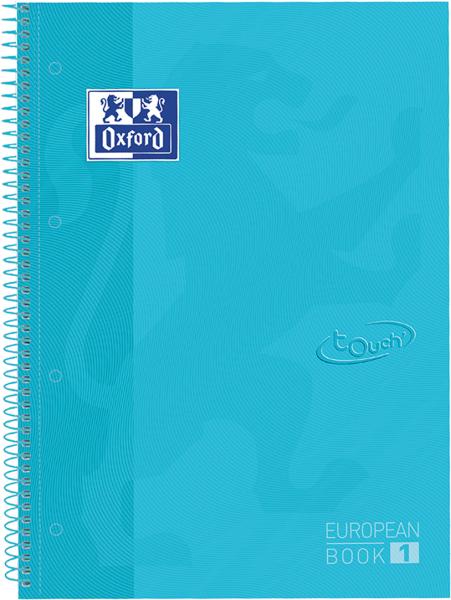 Oxford spiralbuch a4+ 400138327 liniert, pastellblau 80 blatt - Oxford-400138327-8412771035501