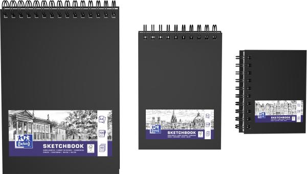 Oxford skizzenbuch a5 400152644 schwarz, blanco, 100g 50 blatt - Oxford-400152644-5904017391029-03.jpg