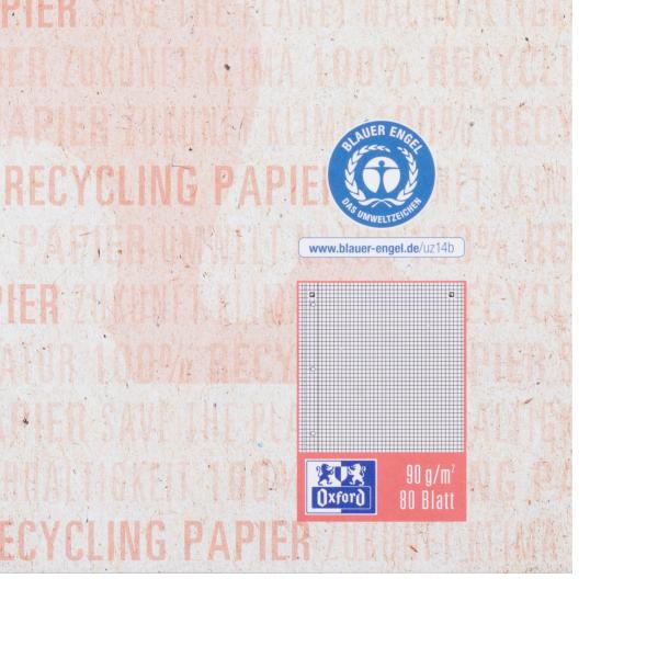 Oxford collegeblock recycling a4 400159358 kariert 5mm, 90g 80 blatt - Oxford-400159358-4006144041844-04.jpg