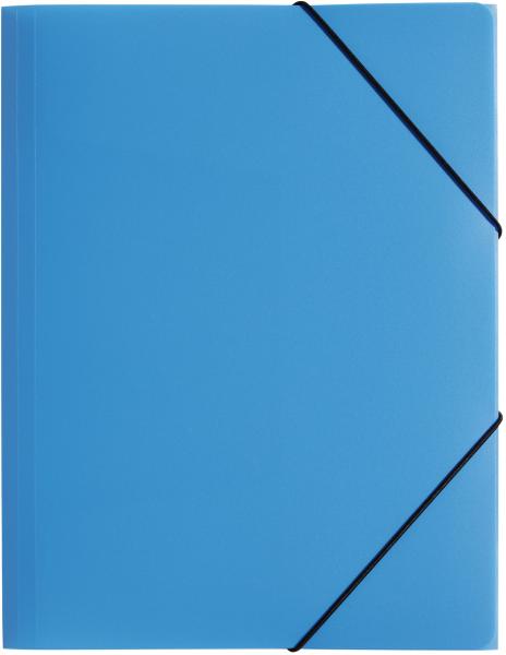 Pagna gummizugmappe trend pp a4 21613-13 blau 3 klappen - Pagna-21613-13-4009212035516