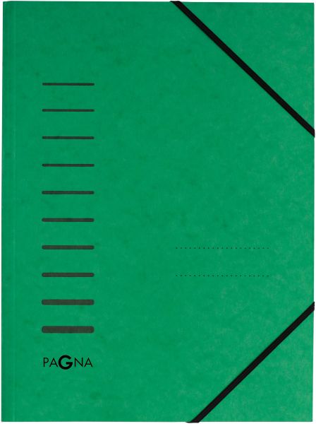 Pagna gummibandmappe a4 24001-03 grün - Pagna-24001-03-4013951002104