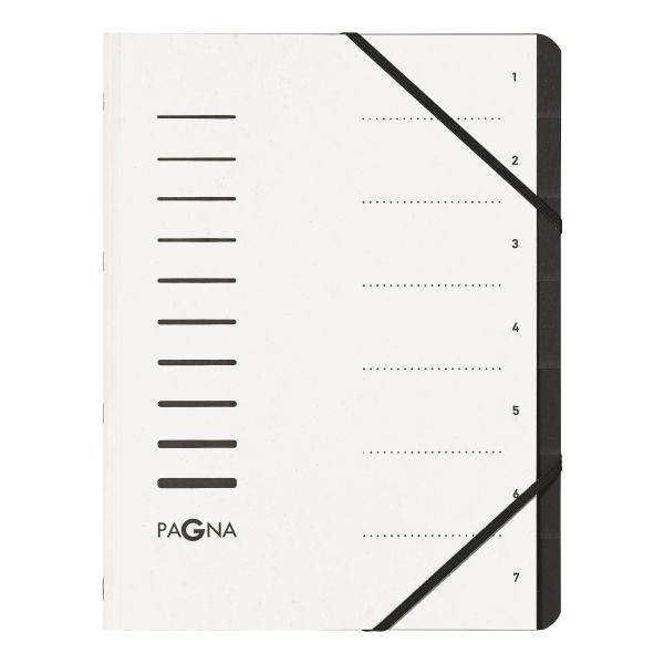 Pagna ordnungsmappe a4 40058-08 weiss 7-teilig - Pagna-40058-08-4013951014633