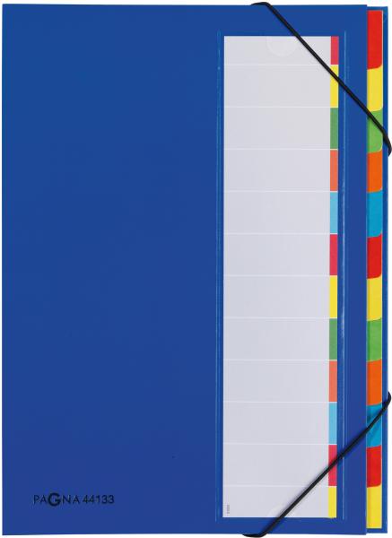 Pagna deskorganizer a4 44133-02 blau 12 fächer - Pagna-44133-02-4013951003293