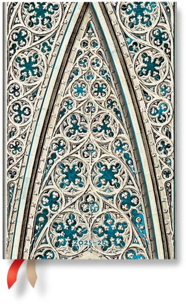 Paperblanks agenda cath. milan mini 25/26 df0865-2 1w/2s 13m fr hor hc 9.5x14cm - Paperblanks-df0865-2-9780349708652