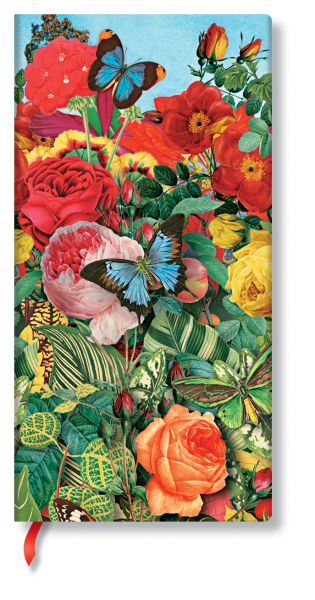 Paperblanks notizbuch schmetterlingsgarten pb5451-1 90×180mm, liniert, 176 s. - Paperblanks-pb5451-1-9781439754511