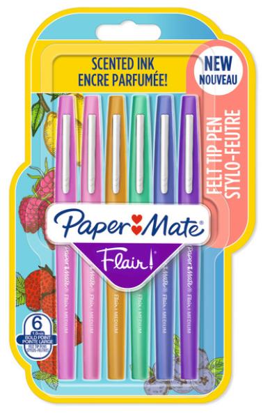 Papermate faserschreiber flair 0.7mm 2138466 scented, ass. 6 stück - Papermate-2138466-3026981384660