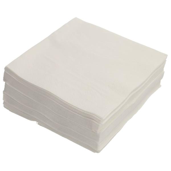Papstar rviette 33x33cm pap86976 -lagig, weiss, 50 stk. - Papstar-pap86976-4002911361368
