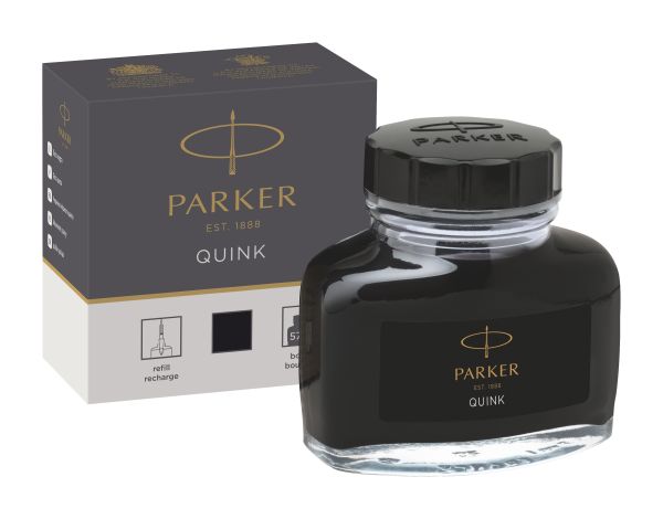 Parker tinte 57ml 1950375 schwarz - Parker-1950375-3501179503752