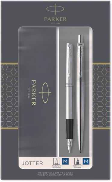 Parker geschenkset 2093258 jotter edelstahl c.c. - Parker-2093258-3026980932589
