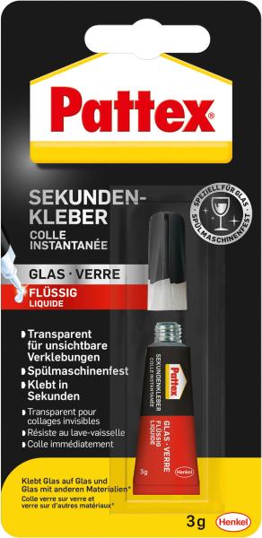 Pattex glas sekundenkleber psv1c 3g - Pattex-psv1c-4015000415088