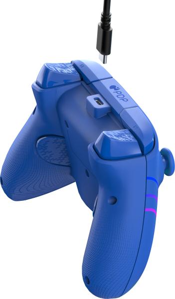 Pdp afterglow wave wired ctrl 049-024-bl xbox seriesx, blue - Pdp-049-024-bl-0708056071783-06.jpg