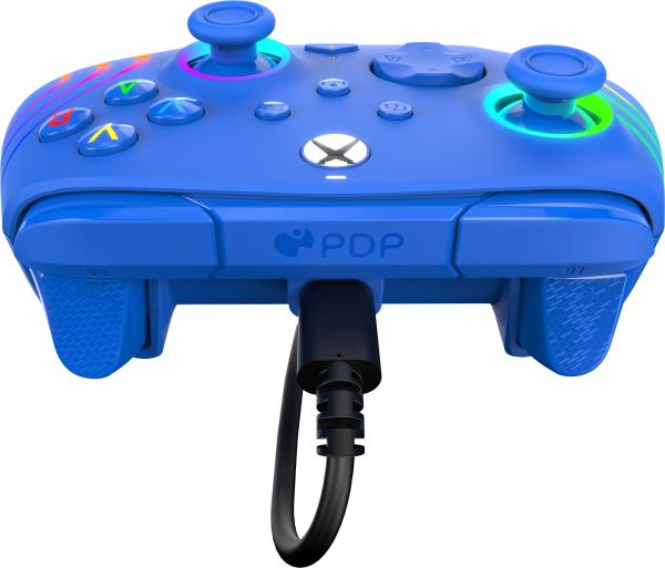 Pdp afterglow wave wired ctrl 049-024-bl xbox seriesx, blue - Pdp-049-024-bl-0708056071783-09.jpg