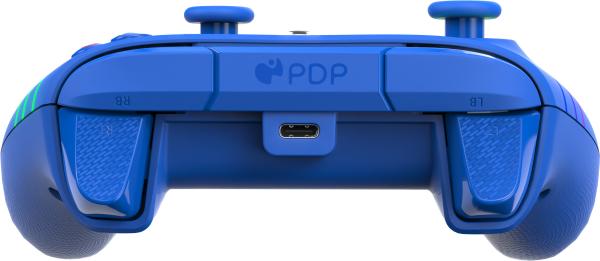 Pdp afterglow wave wired ctrl 049-024-bl xbox seriesx, blue - Pdp-049-024-bl-0708056071783-10.jpg