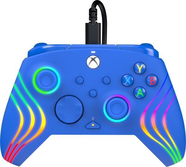 Pdp afterglow wave wired ctrl 049-024-bl xbox seriesx, blue - Pdp-049-024-bl-0708056071783