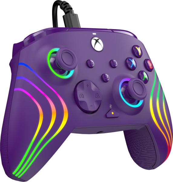 Pdp afterglow wave wired ctrl 049-024-pr xbox seriesx, purple - Pdp-049-024-pr-0708056071790-02.jpg