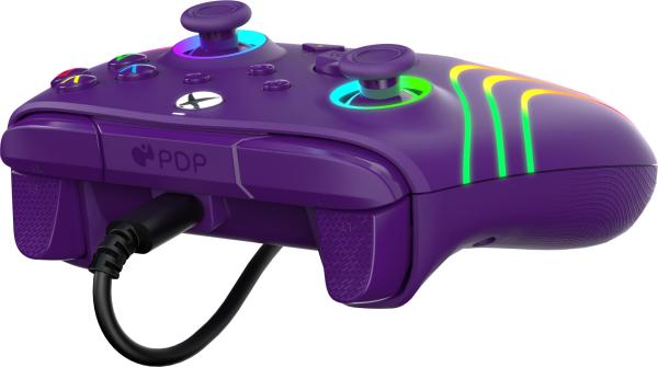 Pdp afterglow wave wired ctrl 049-024-pr xbox seriesx, purple - Pdp-049-024-pr-0708056071790-05.jpg